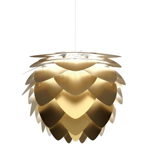 Umage Aluvia Brass Hanglamp, ø¸59 x 48 cm, kabel wit, Huis en Inrichting, Lampen | Hanglampen, Nieuw, Verzenden