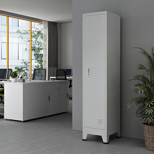 [en.casa] Lockerkast Joroinen 180x38x45 cm staal met 1 deur, Huis en Inrichting, Kasten | Lockerkasten, Verzenden