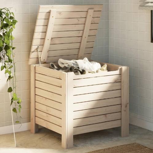 vidaXL Opbergbox met deksel RANA 60x49x54 cm massief, Huis en Inrichting, Woonaccessoires | Kisten, Nieuw, Verzenden