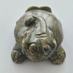 Oud-Chinees Jade Mythische schildpadkralen talisman - 93 mm, Antiek en Kunst