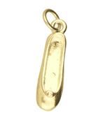 Gouden Balletschoen 2 ketting hanger, Verzenden, Nieuw