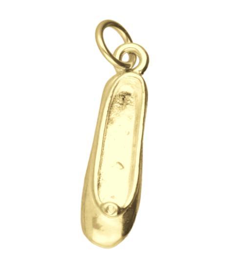 Gouden Balletschoen 2 ketting hanger, Sieraden, Tassen en Uiterlijk, Kettinghangers, Verzenden