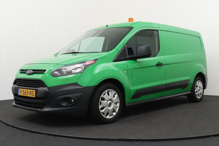 Ford Transit Connect 1.5D 101 PK TDCI L2 Trend 3P., Auto's, Bestelauto's, Dealer onderhouden, Lease, Zwart, Handgeschakeld, Groen