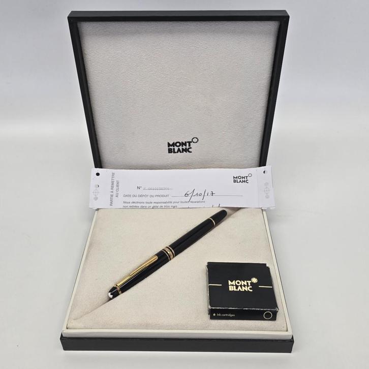 Montblanc Meisterstuck Vulpen 18K Goud 4810 Incl. Doosje..., Diversen, Schrijfwaren, Nieuw, Ophalen of Verzenden