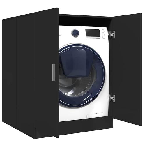 vidaXL Wasmachinekast 71x71,5x91,5 cm zwart, Witgoed en Apparatuur, Wasmachines, Nieuw, Verzenden