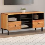 vidaXL Tv-meubel 100x33x46 cm massief acaciahout, Verzenden, Nieuw, Overige houtsoorten