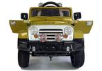 Elektrische kinderauto 2.4 Ghz â€“ olijfgroen - terrein