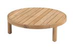 4 Seasons salontafel Finn Ø80 cm. - teakhout, Nieuw, Rond, Hout, Verzenden