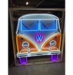 Volkswagen Bulli Neon Verlichting XL 160 x 160 cm, Verzamelen, Ophalen, Gebruikt