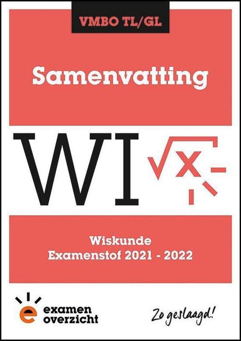 ExamenOverzicht   Samenvatting Wiskunde VMBO T 9789493237117, Boeken, Techniek, Zo goed als nieuw, Verzenden