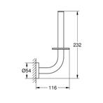 Reserve Toiletrolhouder Grohe Essentials New Wandmontage, Doe-het-zelf en Verbouw, Sanitair, Ophalen of Verzenden, Nieuw