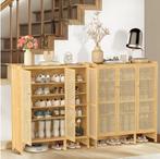 Bamboe Schoenenkast met Deuren – 6 Lagen voor 20 Paar, Verzenden, Nieuw