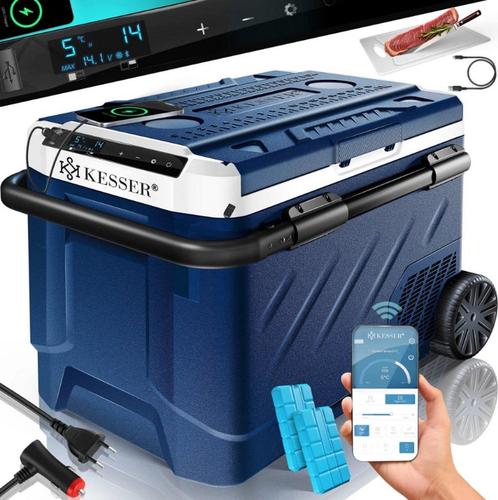 Compressor koelbox 41 liter - DUAL-ZONE koeling en, Tuin en Terras, Overige Tuin en Terras, Verzenden