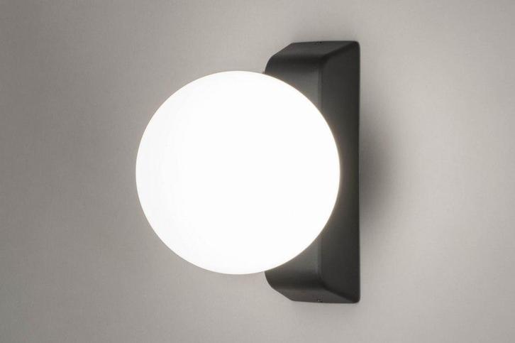 Rietveld Wandlampen - Wit, Zwart, Antraciet Donkergrijs - Gl, Huis en Inrichting, Lampen | Wandlampen, Verzenden