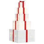 vidaXL Kerstdecoratie geschenkdoos 250 LEDs warm wit, Diversen, Kerst, Verzenden, Nieuw
