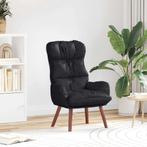vidaXL Fauteuil Zwart 69 x 74 x 93 cm Kunstleer, Huis en Inrichting, Fauteuils, Verzenden, Nieuw