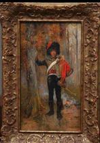 Domingo Muñoz Cuesta (1850-1912/35) - Husar Ruso, Antiek en Kunst