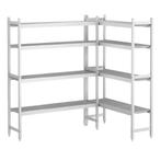GGM Gastro | Aluminium stellingset - L-vorm - |, Verzenden, Nieuw in verpakking