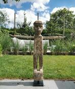 sculptuur, Primitive wooden artwork - 77 cm - Hout