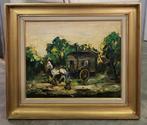 Paul Permeke (1918-1990) - Bij de woonwagen