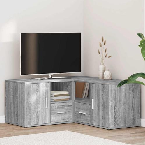 vidaXL Hoekkast 160x40x45 cm bewerkt hout grijs sonoma, Huis en Inrichting, Kasten | Overige, Nieuw, Verzenden