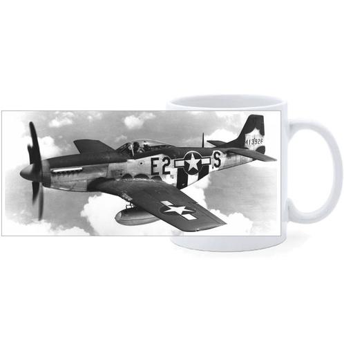Beker - P-51 Mustang - Vliegtuig WW2 NIEUW, Huis en Inrichting, Keuken | Servies, Nieuw, Ophalen of Verzenden