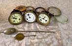 Uurwerk (3) - Brons, Glas, IJzer - 1850-1900 -, Antiek en Kunst, Antiek | Klokken