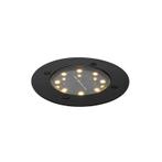 Moderne grondspot zwart incl. LED IP65 Solar - Terry, Tuin en Terras, Nieuw