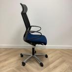 Wilkhahn Modus Ergo- bureaustoel, zwart - blauw, Huis en Inrichting, Bureaustoelen, Gebruikt, Zwart, Ophalen of Verzenden, Bureaustoel