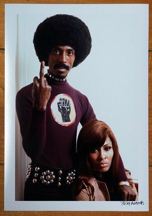 Tony Frank - Ike et Tina Turner Paris 1971, Antiek en Kunst, Kunst | Schilderijen | Modern