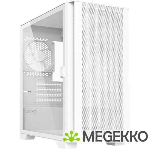 Montech AIR 100 LITE Micro ATX Tempered Glass Wit, Computers en Software, Computerbehuizingen, Nieuw, Verzenden