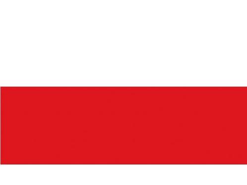 Vlag Polen, Watersport en Boten, Bootonderdelen, Nieuw, Zeilboot of Motorboot, Ophalen of Verzenden