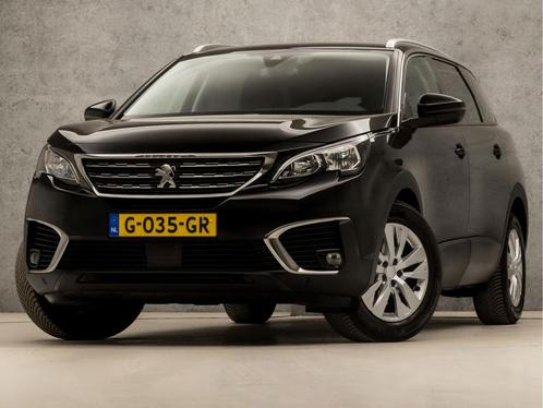 Zakelijke Lease |  Peugeot 5008 1.2 PureTech Sport 7 Persoon, Auto's, Peugeot, Onderhoudsboekje, Lease, Zwart, Handgeschakeld