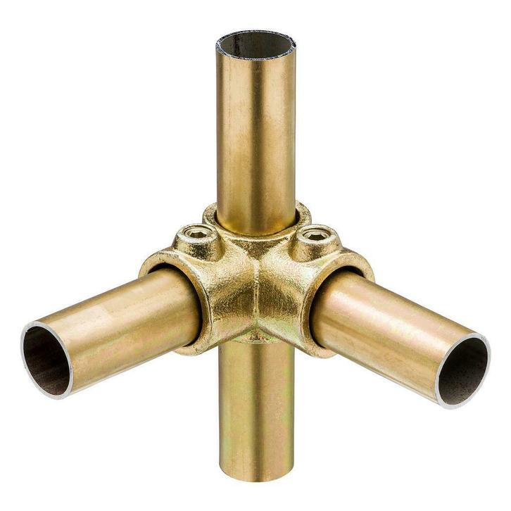 Hoekstuk goudkleur 33,7 mm, Doe-het-zelf en Verbouw, IJzerwaren en Bevestigingsmiddelen, Nieuw, Verzenden