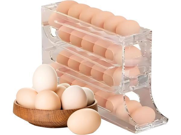 Veiling - Eierhouder voor de koelkast - 4-laags eierhouder, Antiek en Kunst, Antiek | Keukenbenodigdheden