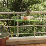 Balkontafel 60x40 cm staal groen (Tafels, Tafels-Stoelen), Nieuw, Verzenden