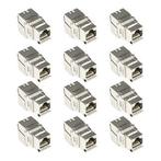 Keystone RJ45 | Cat6a S/FTP | 12 stuks, Computers en Software, Pc- en Netwerkkabels, Verzenden, Nieuw