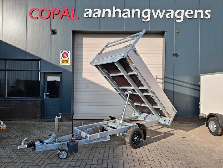 NIEUW uit voorraad: Syma kipper 1350kg - 260x156cm, Auto diversen, Aanhangers en Bagagewagens, Nieuw, Ophalen