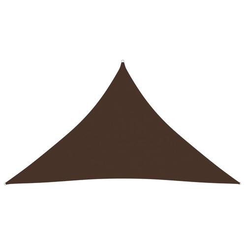 vidaXL Zonnescherm driehoekig 3,5x3,5x4,9 m oxford stof, Tuin en Terras, Zonneschermen, Nieuw, Verzenden