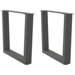 vidaXL Salontafelpoten 2 st V-vormig 50x(42-43,3) cm staal, Verzenden, Nieuw