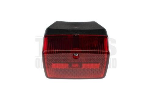 Achterlicht klein model ULO zwart / rood 6v / 12v, Fietsen en Brommers, Brommeronderdelen | Algemeen, Nieuw, Ophalen of Verzenden