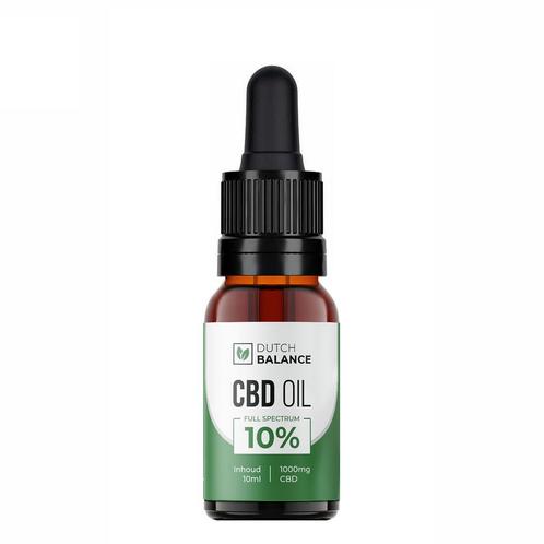 Dutch Balance CBD olie full spectrum 10% 10 ml 1000 mg CBD, Sport en Fitness, Gezondheidsproducten en Wellness, Verzenden