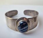 Zonder minimumprijs - Armband Zilver - Massief met cabochon, Sieraden, Tassen en Uiterlijk, Antieke sieraden