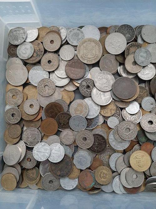 Wereld. Lot denviron 2,7 kg de monnaies du monde (Zonder, Postzegels en Munten, Munten | Europa | Niet-Euromunten