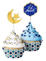 Cupcake Deco Set Eid Mubarak (20st), Hobby en Vrije tijd, Nieuw, Ophalen of Verzenden