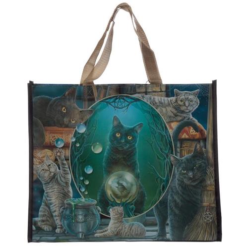 Boodschappentas Lisa Parker - Magische Kat NIEUW, Sieraden, Tassen en Uiterlijk, Tassen | Schoudertassen, Zwart, Nieuw, Ophalen of Verzenden