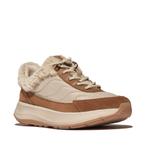 -0% FitFlop  FitFlop F-mode flow shearling-mix sneakers  maa, Verzenden, Nieuw, Bruin
