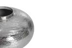 Moderne decoratieve vaas ABSTRACT ORIENT 35cm zilver rond, Ophalen of Verzenden, Nieuw