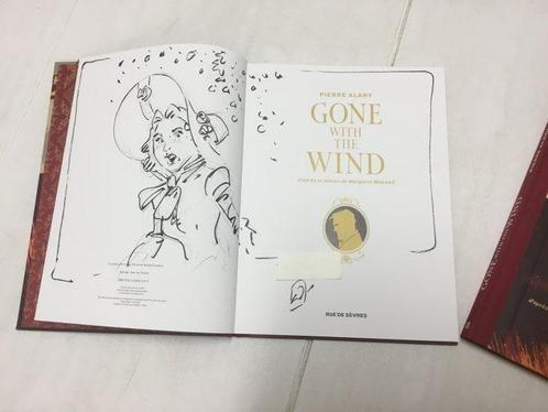 Gone with the wind T1 + T2 + dédicace - 2x C - 2 Album -, Boeken, Stripboeken