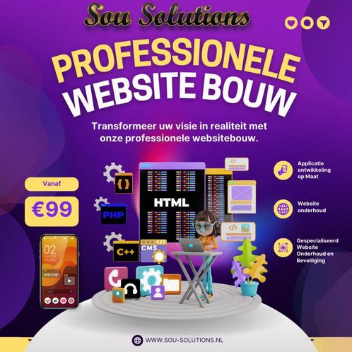 Heeft u een professionele website of webshop nodig?, Diensten en Vakmensen, Webdesigners en Hosting, Domeinregistratie, Webdesign